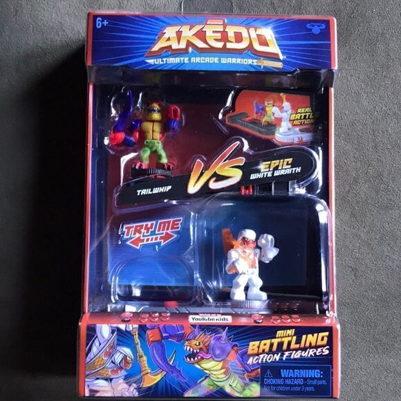 Akedo ultimate arcade warriors tailwhip vs white wraith - Picture 1 of 5